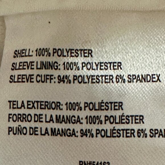 New Tommy Hilfiger Women’s Lightweight Hooded Windbreaker Jacket Size XXL White - Picture 11 of 16